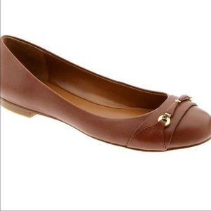 Banana Republic-Addy Brown Horse Bit Ballet Flats